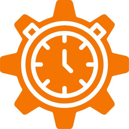 Horloge intégrée dans un rouage