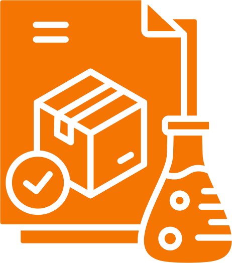 Boîte et éprouvette de laboratoire